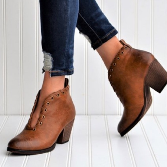 [Last One]   V-ANKLE BOOTIE - Picture 3 of 4